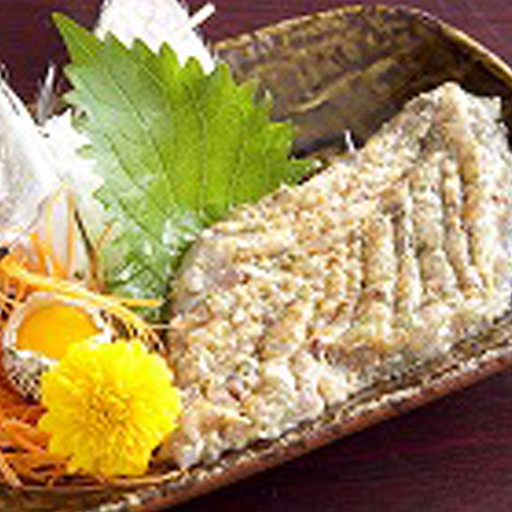 地アジのなめろう